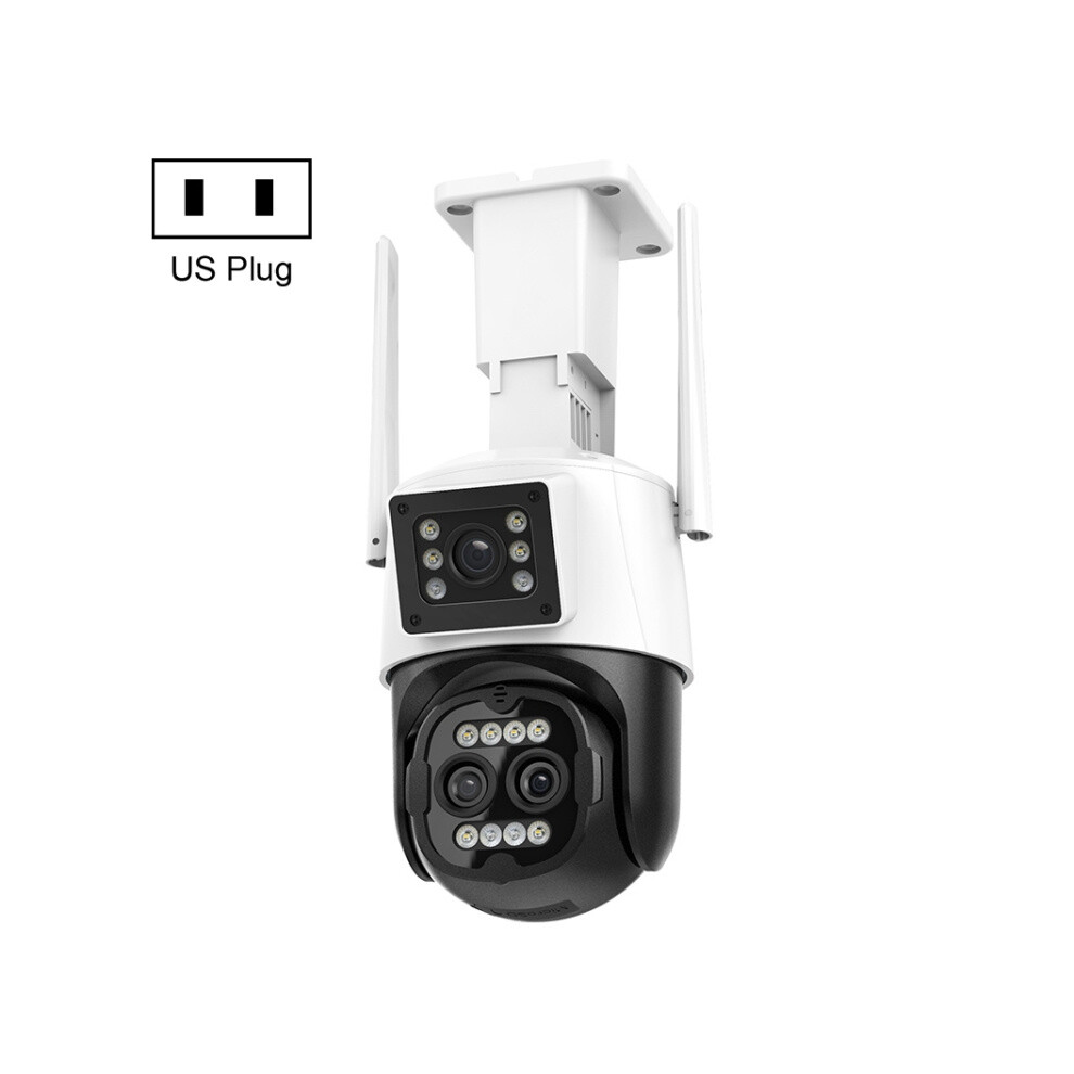 Qx103 Human Recognition Ai Alarm Wifi Spherical Triple-Camera Ip Camera (Us Standard) Gifts:triple Camera 9072918096742