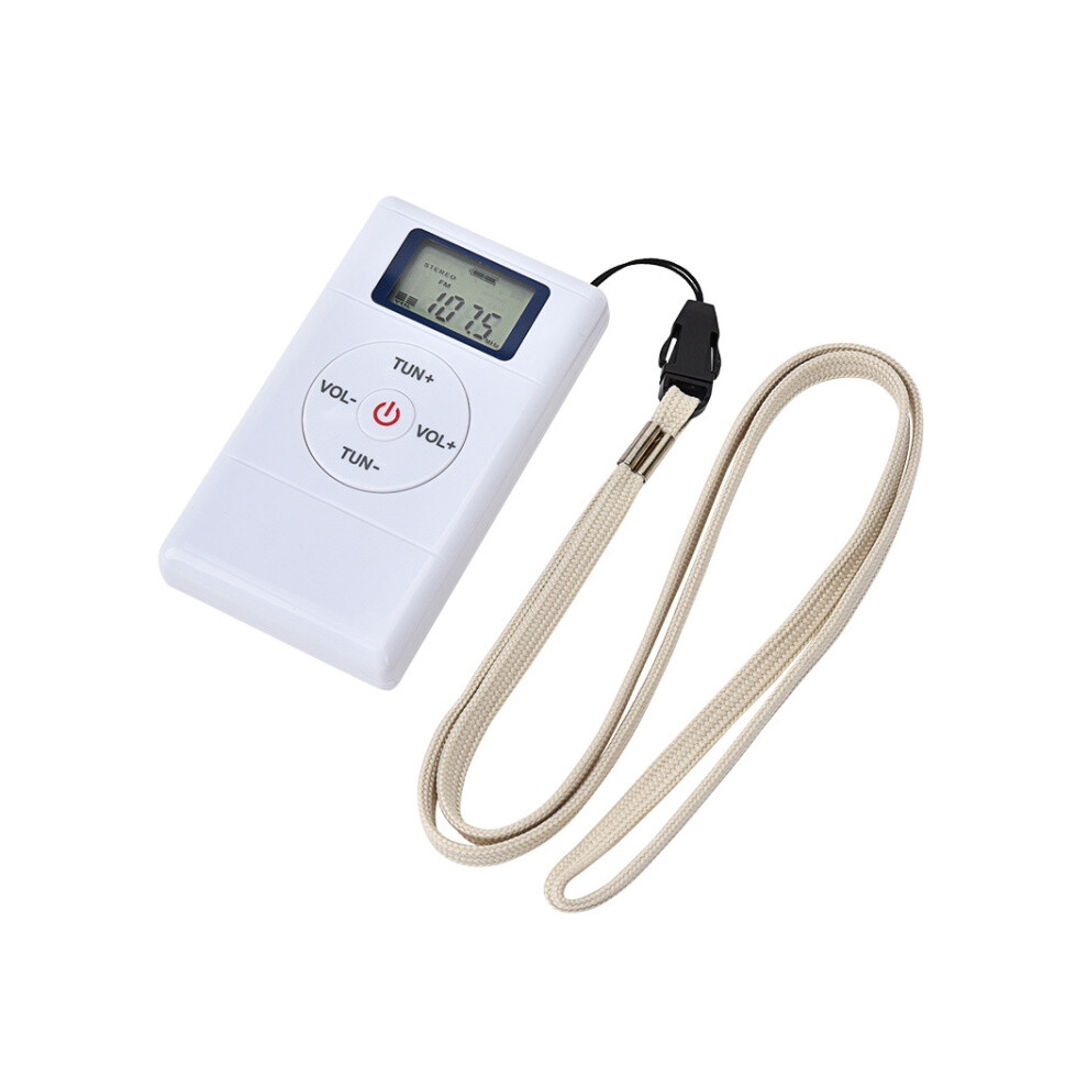 Hanrongda Hrd-109 Portable Mini Fm Radio Conference Receiver (White) Gifts:hrd-109 White 9072918096919