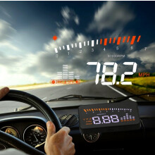 X5 Hud Universal Ενσωματωμένη Οθόνη Head-Up Display (Μαύρο) Δώρα: X5 HUD 3 ιντσών