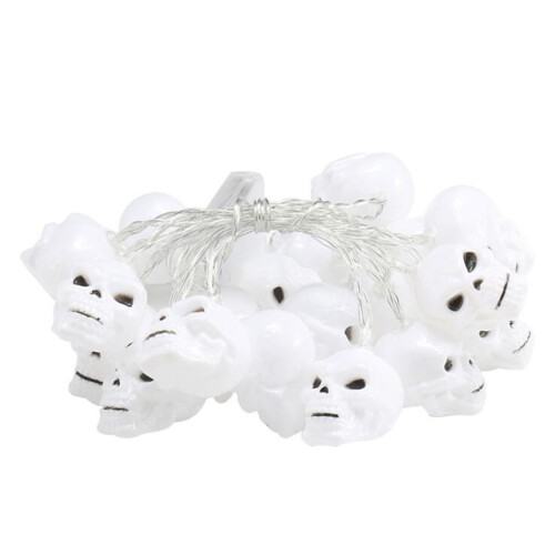 Halloween skull LED string lights decoration 1