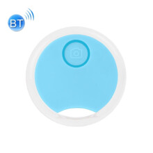 Zwei runde Bluetooth-Schlüssel- und Taschenortungsgeräte vom Typ S8 mit Zwei-Wege-Alarm (Blau) sind ab sofort erhältlich.