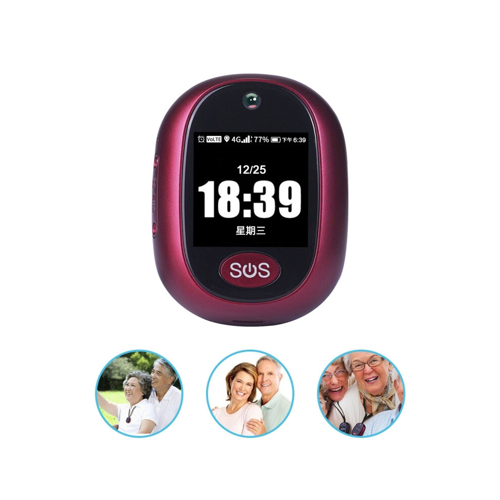 Reachfar Rf-V45-A Touchscreen Gps Tracker Supports Sos/Fall Alarm Monitoring/Video Calling/4G Lte Network Compatible Asia/Europe/Africa/Australia (Co 9072918099026