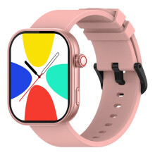 Zeblaze Btalk Plus smartwatch met 2,03-inch scherm en spraakbelfunctie, ondersteunt hartslag/bloeddruk/zuurstofmeting (roze) Cadeau: roze