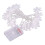 Hengsof Christmas snowflake icicle lights outdoor 30-count 2