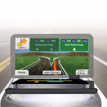 Univerzálny držiak na GPS Head-Up displej do auta/držiak na navigáciu pre telefón (farebné darčeky: čierna) Darčeky: GPS HUD Head-Up displej
