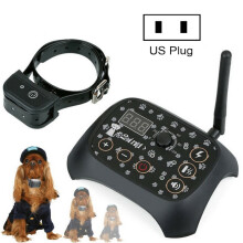 Tf68 2-in-1 hondentrainer, blafstopper, draadloze elektronische buitenomheining met halsband (Amerikaanse standaard) Cadeau: Amerikaanse stekker