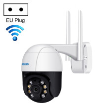 Escam Qf218 1080P Pan/Tilt Ai Ip66 Waterproof Human Detection Wifi Network Camera Supports Onvif Tf Card, Night Vision, Two-Way Audio, European Stand