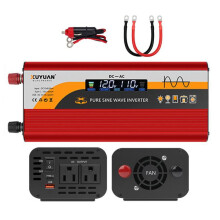 Xuyuan 12V/24V auf 110V Sinus-Wechselrichter (US-Standard), Spezifikation: 2000W, Rot
