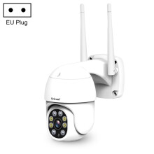 La telecamera PTZ per esterni Sricam SP028 1080P HD supporta audio bidirezionale, rilevamento del movimento, rilevamento di persone, visione notturna