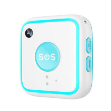 V28C 4G SOS GPS-tracker, model B (Noord- en Zuid-Amerika, blauw en wit) Cadeaus: B voor Noord-/Zuid-Amerika
