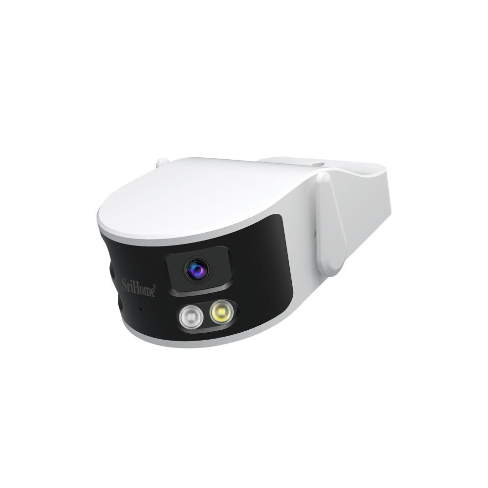 Srihome Sh070 4Mp Dual-Lens Ultra-Wide-Angle Waterproof Camera With Full-Color Night Vision Support (Australian Standard) Gifts:au Plug 9072918102788