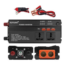 Xuyuan 12V/24V auf 220V Kfz-Wechselrichter, kompatible LED-Displays, Spezifikationen: 1200W
