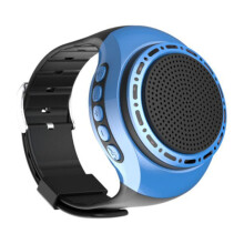 Φορετό ηχείο Bluetooth τύπου ρολογιού U6, selfie stick, αθλητικό έξυπνο ηχείο (μπλε) Δώρα: Μπλε