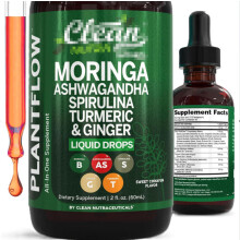 (Moringa drops 60ml) Gotas de ají Suplementos corporales Gotas de algas marinas de nuez negra Suplementos dietéticos