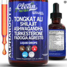 (Tongkat Ali Drops 60ml) Gotas de ají Suplementos corporales Gotas de algas marinas de nuez negra Suplementos dietéticos