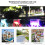 Solar LED Deck Lights Outdoor Waterproof 4 Pack 7