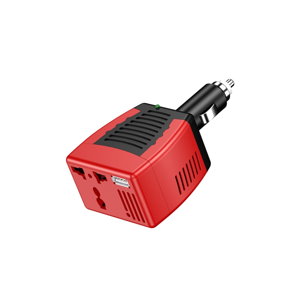 75W Car Inverter Voltage Converter Usb Charger, Color Gifts: 12V To 220V 0.5A With Red Trim Gifts:12v To 220V 0.5A Red 9072918087405