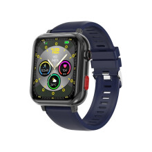G18 1.83-Inch Color Screen Smart Bracelet With Silicone Strap Supports Non-Invasive Blood Glucose/Uric Acid Monitoring (Blue). Gifts:blue