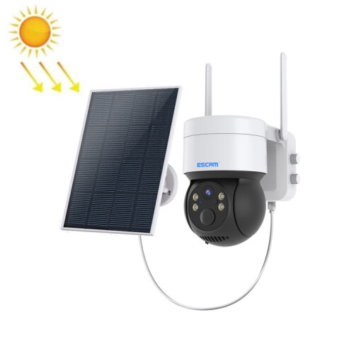 Escam Qf170 2Mp Wifi έγχρωμη νυχτερινή όραση αμφίδρομος ήχος ηλιακή κάμερα (μαύρη) Δώρα:QF170