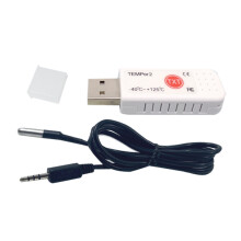 Sonde de température USB Temper2 étanche pour aquarium, thermomètre de surveillance, cadeau : TEMPer2