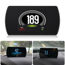 Display head-up per auto T800, GPS, visualizzazione velocità, allarme velocità/tensione, visualizzazione altitudine Regali: T800