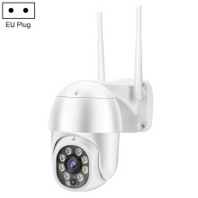 Telecamera Wi-Fi rotante impermeabile IP66 con obiettivo da 2 MP e risoluzione 1080P, supporta visione notturna a infrarossi, interfono vocale bidire