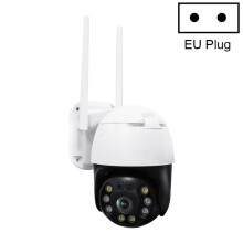 Telecamera Wi-Fi Qx36 1080P 3MP con obiettivo da 3,6 mm, impermeabile IP65, con gimbal, rotazione a 360, supporto per colori giorno/notte, interfono