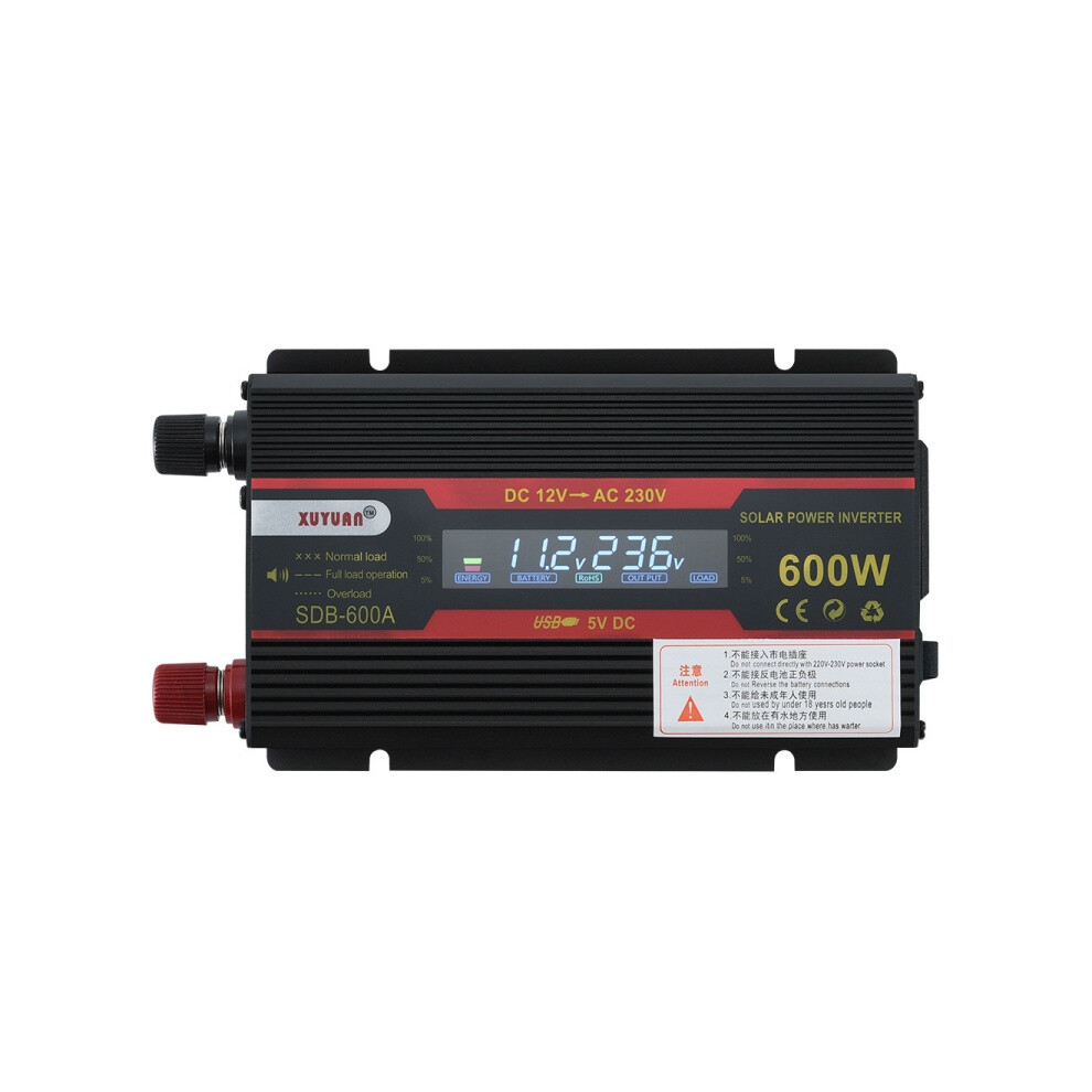 Xuyuan 600W Car Inverter Lcd Display Converter, Specifications Gifts: 12V To 220V Gifts:12v To 220V 9072918089768