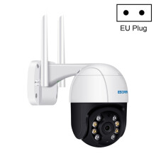 De Escam QF518 5MP slimme wifi-camera ondersteunt AI-mensdetectie, automatische tracking, nachtzicht met dubbele verlichting, cloudopslag, tweewegsau