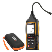 Shendawei SW743A halogeengasdetector, compatibel met auto-elektronica, airconditioning, koelmiddel en freonlekdetectie (zwart) Cadeau: SW743A