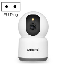 Sirhome SH038 5MP QHD 5G WLAN IP-Kamera mit Nachtsicht, Bewegungserkennung, Gegensprechfunktion, Personenerkennung und TF-Kartensteckplatz. Europäisc