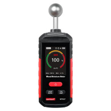 Wintact WT637 2,4-inch kleurenscherm houtvochtmeter (zwart en rood) Cadeau: WT637