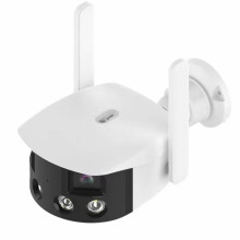 Q38 WLAN-Personenerkennung mit KI-Alarm, 180-Dual-Kamera und IP-Kamera, inklusive Stecker (australischer Standardstecker).