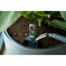 elho Self Watering Flower Plant Pot Insert, Fits Al/Easy Use, Living Black, 28cm
