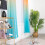 Sheer Gradient Tulle Curtain Panel Orange 1x2m 7