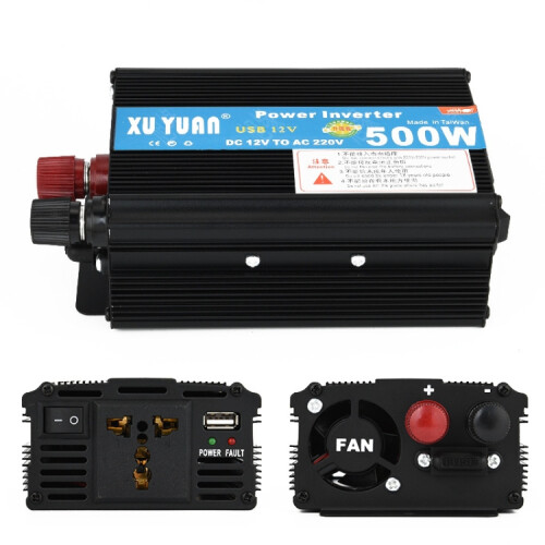 Μετατροπέας Ισχύος Xuyuan 500W, Προδιαγραφές Δώρα: 12V σε 220V Δώρα: 12V σε 220V 1