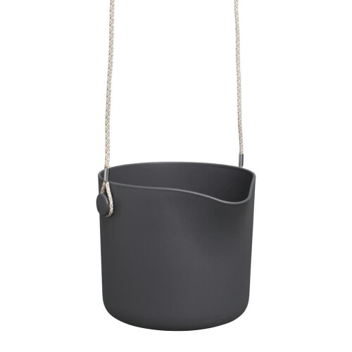 B.for Swing 18cm Anthracite Hanging Pot Eco Friendly Modern Stylish Design
