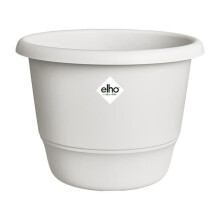 Blumentopf - AMIGA - Kunststoff - Weiß - Rund - Ø29,5xH22cm - 100% recycelt - ELHO