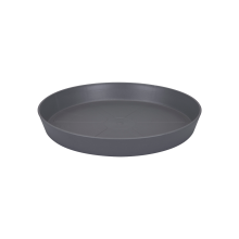 Elho Loft Urban Saucer 41cm Anthracite Round Plant Tray Recycled Plastic Pot