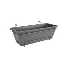 ELHO Balconnière Barcelona Allin1 - L 50 x B 28 x H 19 cm - Balcon, extérieur - 100% recyclé - Anthracite