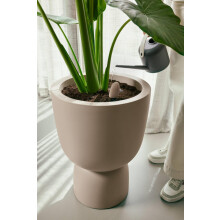 Smart Plant Sensor Earthy Brown with App Control for Water Light and Temperature