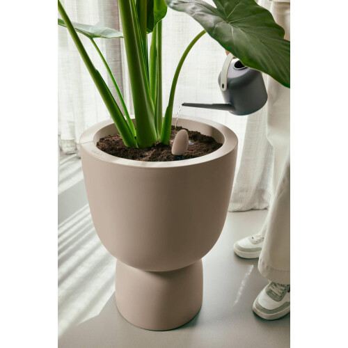 Smart Plant Sensor Earthy Brown with App Control for Water Light and Temperature