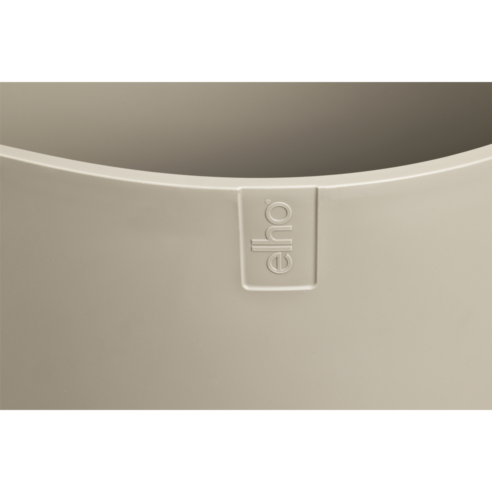 Elho Group Tall 40Cm Wide Linen White Planter With Integrated Water Reservoir And Meter - Image 3