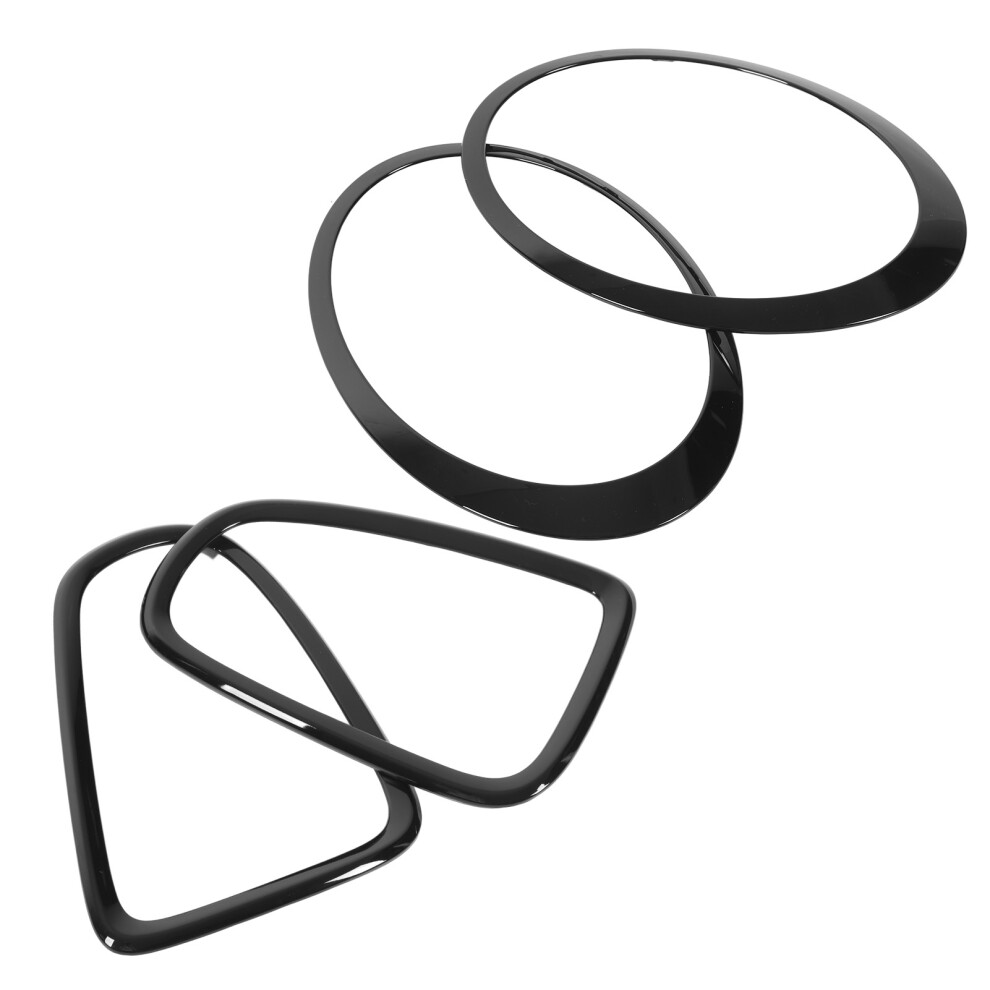 4Pcs Gloss Trim For Mini R56 R57 R58 R59 Black 7293282163058