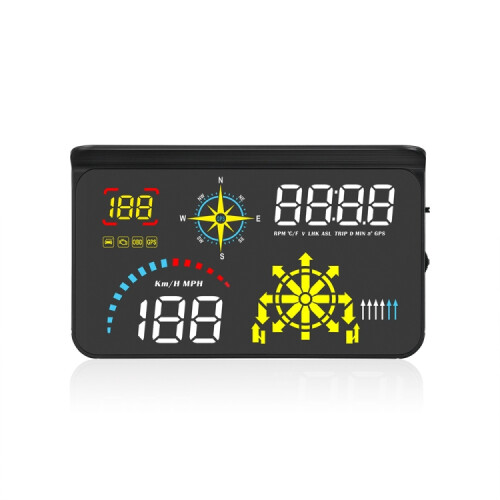 Q10 Αυτοκίνητο Hud με οθόνη Head-Up GPS Ταχύμετρο Δώρα:Q10 2