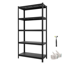 Vijflaags Verstelbare Opslagrek - Duoku - 925x417x1813 mm, Totale Laadcapaciteit 1360,8 kg, voor Magazijn, Garage, Kelder
