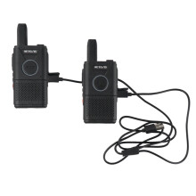 One Pair Of Retevis Rt18 16-Channel Frs Dual Ptt Handheld Walkie-Talkies, Us Standard (Black) Gifts:RT18, US Plug