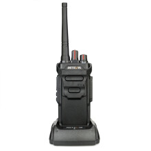 Radio bidirectionnelle portable étanche Retevis RT48 2W 16 canaux FRS, norme américaine (noir) - Cadeau : RT48