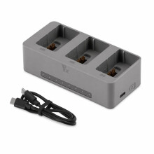 YX PD 100W driekanaals oplader compatibel met DJI Avata 360 vliegaccu met slimme laadmanager en opslagmodus. Cadeaus: 3-weg