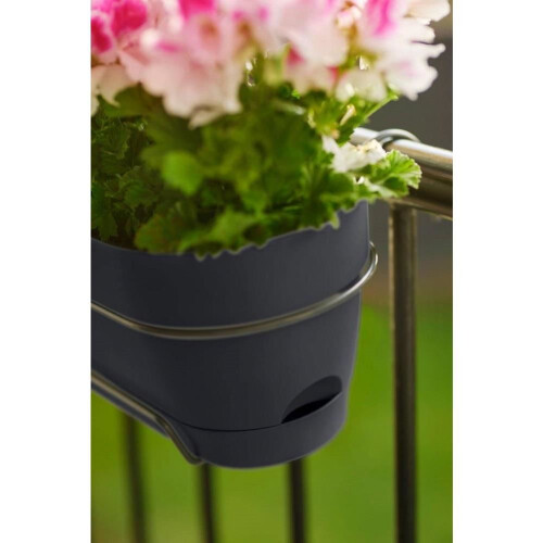 Vibia Campana Trough Planter 70cm Anthracite Stylish Functional and Eco Friendly 2